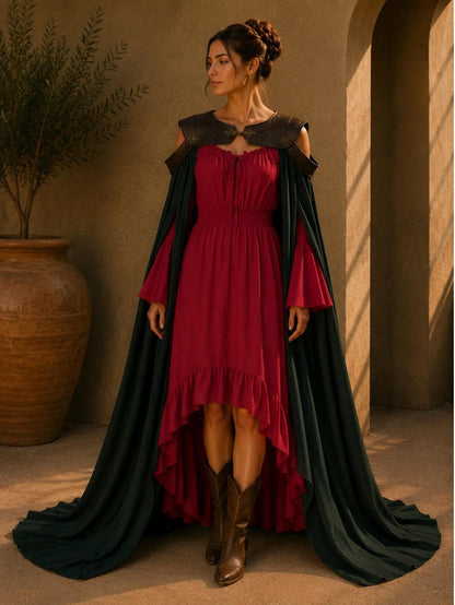 Arwen Fairy Dress, Elven Renaissance Costume, Medieval Regency Gown, Ren Faire Victorian Fantasy Princess Outfit