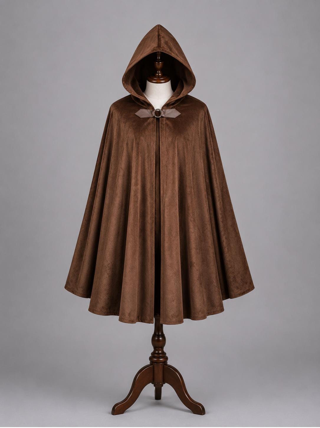 Hooded Medieval Cloak, Renaissance Cape, LARP Fantasy Cloak, Wizard Cosplay Cape, Elf Hooded Costume