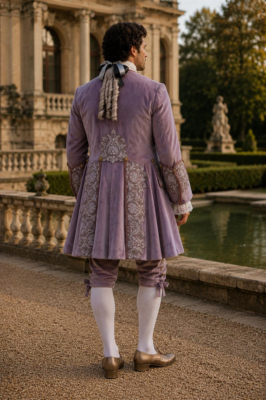 18th Century Gentleman Costume, Rococo Men Outfit, Victorian Baroque Nobleman Cosplay, Historical Suit Costume