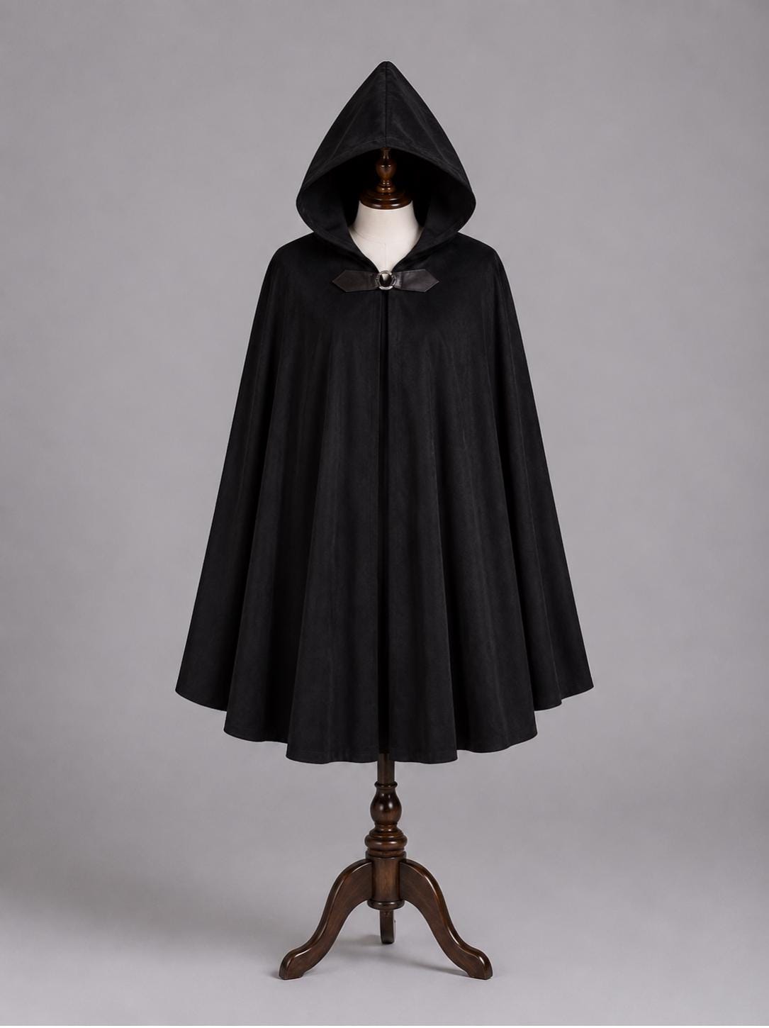 Hooded Medieval Cloak, Renaissance Cape, LARP Fantasy Cloak, Wizard Cosplay Cape, Elf Hooded Costume