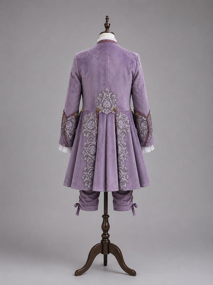 18th Century Gentleman Costume, Rococo Men Outfit, Victorian Baroque Nobleman Cosplay, Historical Suit Costume