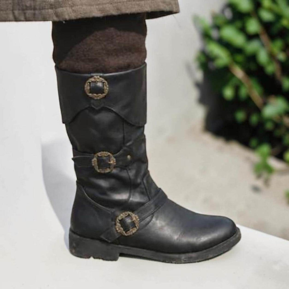 Ren Faire Boots, Medieval Pirate Boots, Renaissance Cosplay Boots, Viking LARP Shoes, Retro Jackboot Costume Footwear