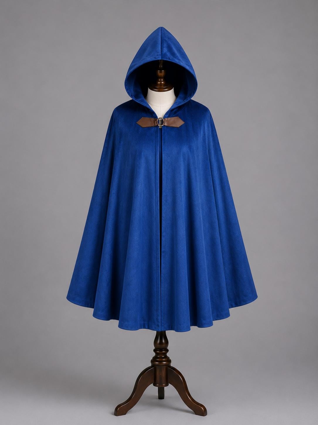Hooded Medieval Cloak, Renaissance Cape, LARP Fantasy Cloak, Wizard Cosplay Cape, Elf Hooded Costume